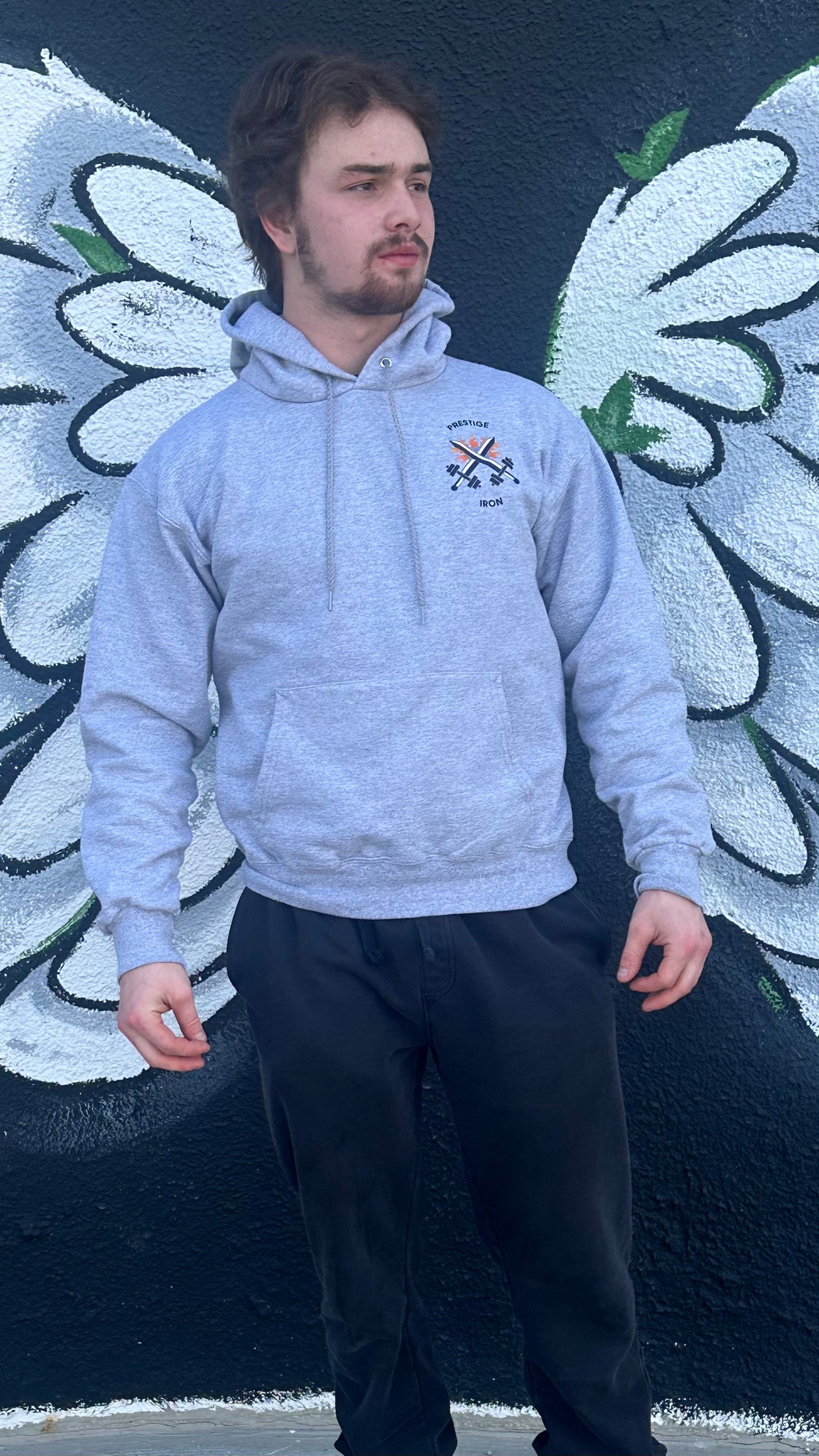 Gray Prestige Iron Hoodie