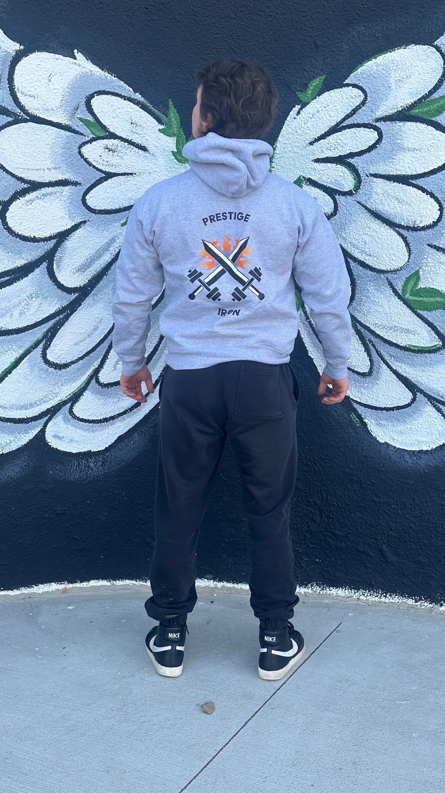 Gray Prestige Iron Hoodie