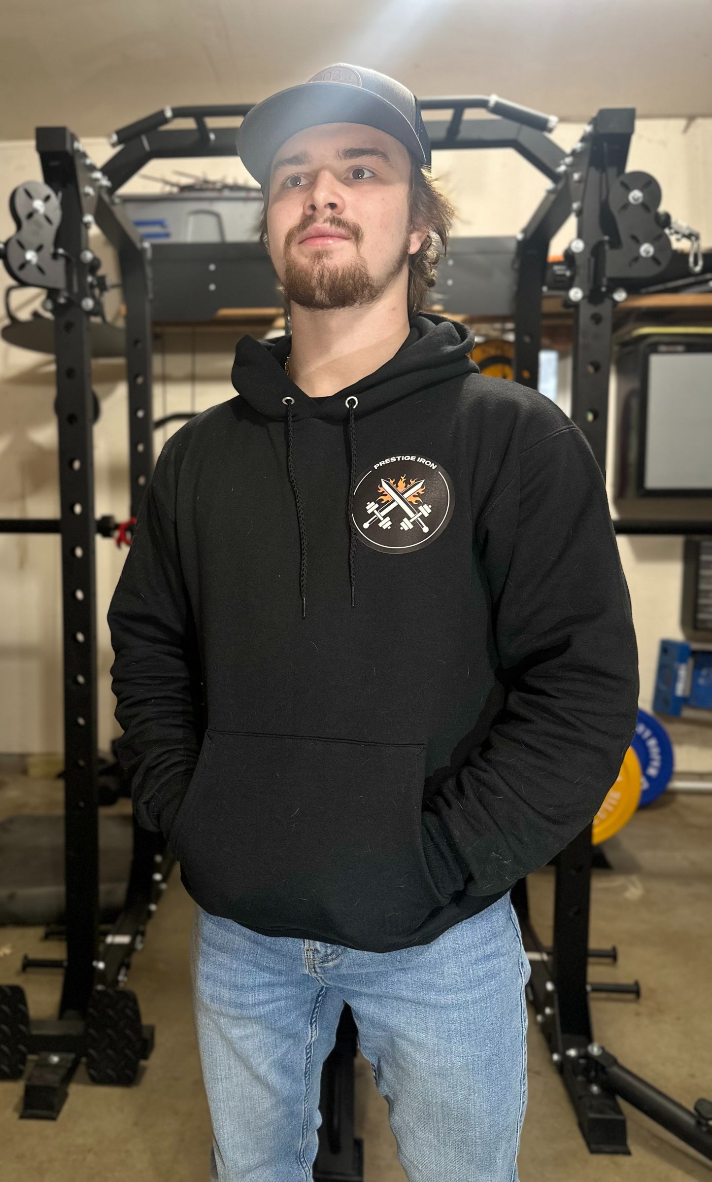 Black Prestige Iron Hoodie