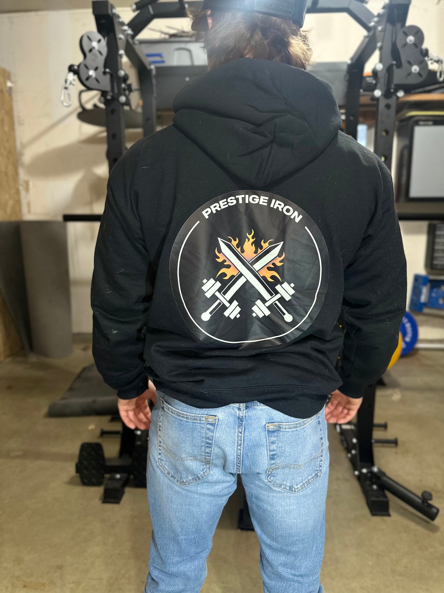 Black Prestige Iron Hoodie