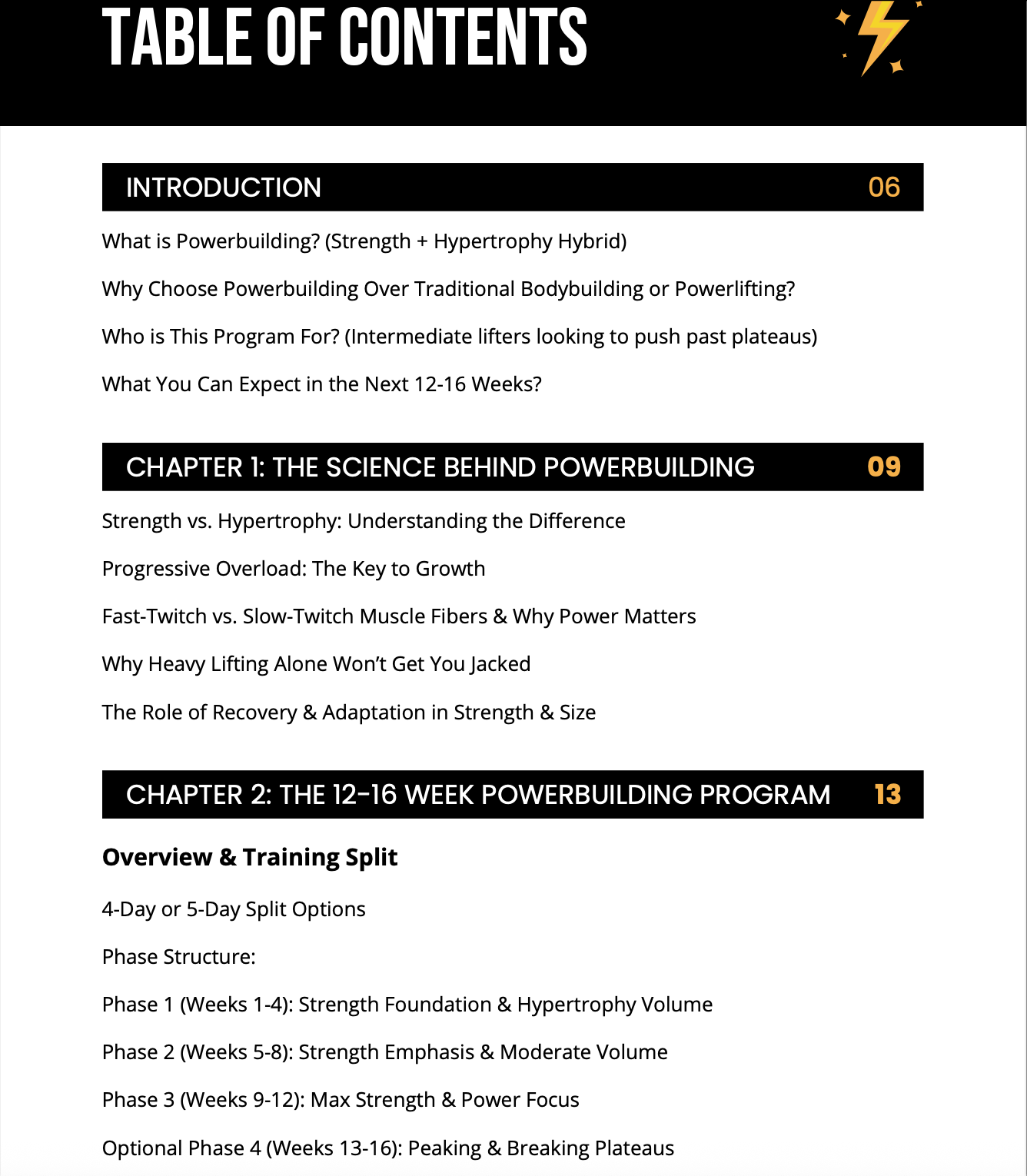 The Forge Strength Training Program